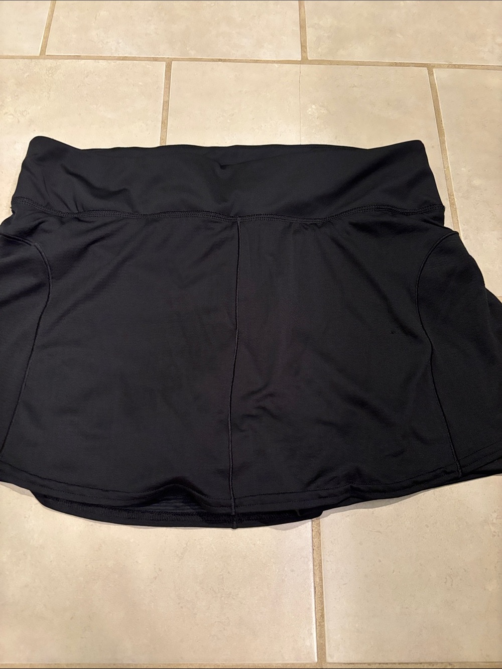 adidas Black Women's Athletic Skort with Wide Waistband Heat.RDY Sz L